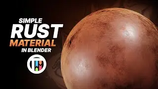 Simple 4 Node Procedural Rust Material in Blender 2.9 Eevee