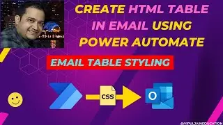 Power Automate HTML Table Formatting | Styling using CSS