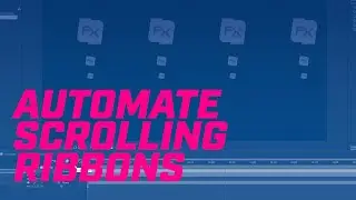 Automate your multiple sized Ribbon Board scrolling logos in After Effects