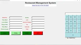 Restaurant Management System Part-1 | Python Tkinter GUI Desktop Application | Step By Step Tutorial