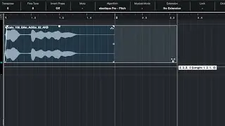 How to Time Stretch Audio Samples | Cubase Tutorial