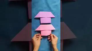 How to make Paper House Easily / Origami Paper House Making / DIY Paper Craft #shorts #youtubeshorts