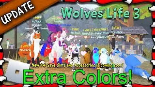 ROBLOX - Wolves' Life 3 - Extra Colors & 4 Save Slots! #38 - 1080HD