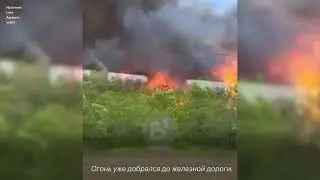 Серьезный пожар у "Максимира" в Воронеже