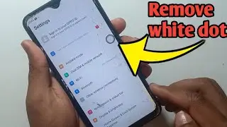 How to remove white dot Oppo Mobile | How to remove white dot on mobile Screen