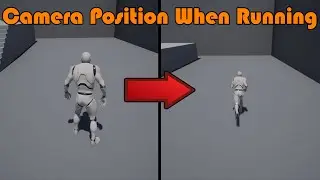 Velocity Based Camera Position | Zoom Out When Running - Unreal Engine 4 Tutorial