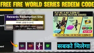 700K LIVE WATCHING REWARDS | FFWS REDEEM CODE | GLOO WALL REDEEM CODE | FFWS DANCE EMOTE REDEEM CODE