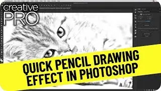 Photoshop Pencil Drawing Effect ft. Tony Harmer // Three Minutes Max (Video Tutorial)