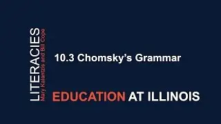 10.3 Chomsky’s Grammar