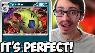 Tyranitar Is The PERFECT Stage 2 Right Now! New Dark Type Beast! Paldea Evolved PTCGL