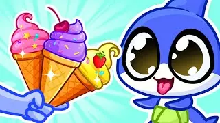 Ice Cream Machine for Kids! Funny Cartoons for Toddlers by Sharky&Sparky