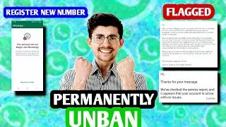 This account can no longer use whatsapp | Register new number | System flagged | Taseer Prince