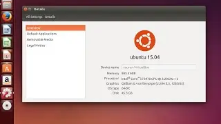 Ubuntu 15.04 "Vivid Vervet" amd64.