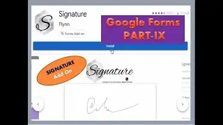 how to add digital signature in google form | best add on |