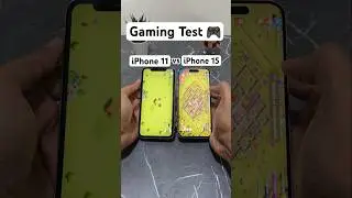 iPhone 15 vs iPhone 11 Clash of Clans test🧐#shorts #iphone15 #iphone11