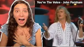 Singer's FIRST TIME REACTION to John Farnham - You're the Voice Live w Melbourne Symphony Orchestra