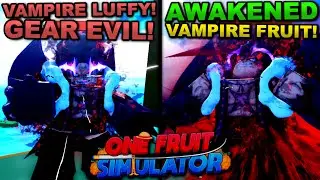 Becoming EVIL VAMPIRE LUFFY (Awakened Vampire Fruit) In Roblox One Fruit Here's What Happened!