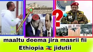 oduu jabdu warri masrii maal marii'atu Ethiopia irratti hiciiti dhoksaadhaan jala baate 🤔🤔❓️👈