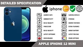 IPHONE 12 MINI | SPECS | CAMERA | PRICE |FEATURES | BENCHMARK | REVIEW | AVAILABILITY AND MORE!