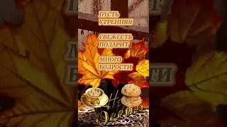 Доброе воскресное утро! ☕🍫🌼🍂