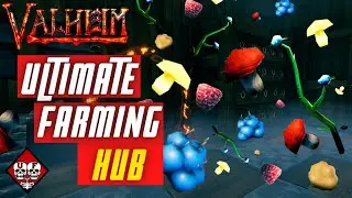 Valheim | The Ultimate Farming Hub | Build | Hearth and Home