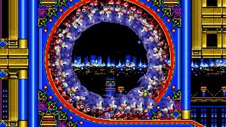 Sonic the Hedgehog 2 But With 100 Sonics at Once