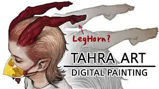 LegHorn 레그혼 Digital painting video Tahra art 디지털 페인팅