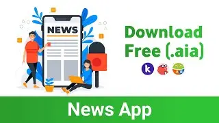 Professional News App AIA File For Kodular - Download  Free Kodular AIA File