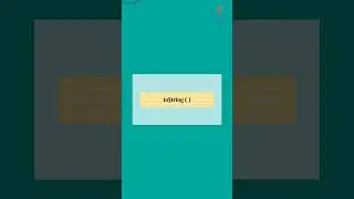 What is toString Method ? #java #tostring #scalive