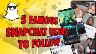 I Started Following These 5 Famous Snapchat Users! 😍