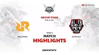 RRQ Hoshi vs Alter Ego HIGHLIGHTS MPL ID S13 | AE VS RRQ