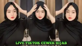 LIVE TIKTOK KAK @priciliaaa.s || HIJAB HITAM CANTIK GEMOY • ANGGITHA MERRY