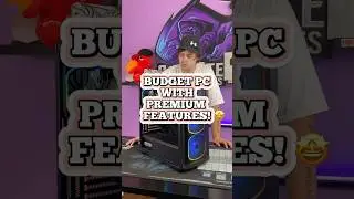 Budget PC with PREMIUM features! 🤩 #budget #budgetpc #pcbuild #gamingpc #pcgaming #gaming