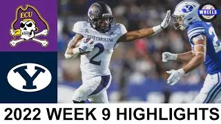 East Carolina vs BYU Highlights | College Football Week 9 | 2022 College Football Highlights