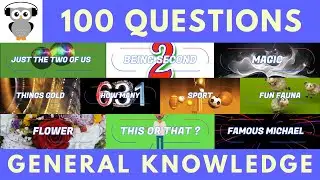 Mega Quiz General Knowledge Trivia | 100 Questions | 10 Rounds | Pub Quiz