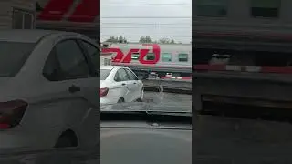 Обращение: дп Ашукино, Московская область, Нарушение ПДД перед ж/д переездом