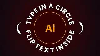 Curve Text Around a Circle in Illustrator