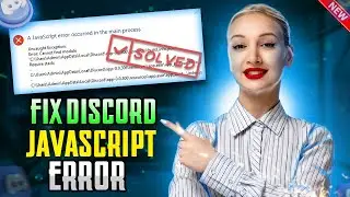 How To Fix Discord Javascript Error