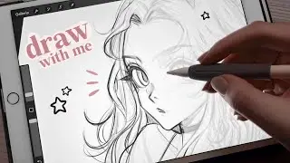 draw with me ♡ real time sketching session ✦ [chill ambience]