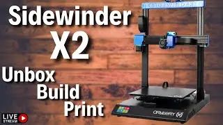 Artillery Sidewinder X2 - Unboxing, Building and First Print!