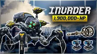 [WR] 🔥 INVADER Gets 1,900,000 HP w/ 2X Durability Extender – Mk3 Gameplay | War Robots