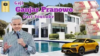 Gaji Youtube Ganjar Pranowo terbaru 🤑💵