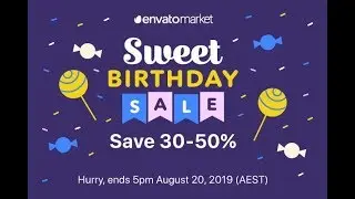 Envato Birthday Sale 2019 - Newsomatic included (50% off!)