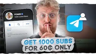 Secret Hack to Gain 1000 Telegram Subscribers for $0.60 - Unveiled!