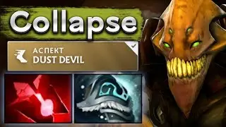 Колллапс на Санд Кинге после непростого старта - Collapse Sand King 7.37 DOTA 2