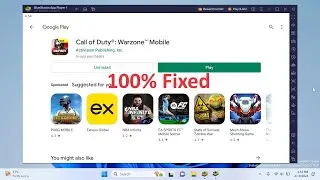 100% Fixed Warzone Mobile Error your device isn't compatible with this version in Bluestacks