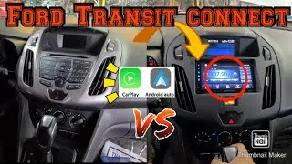 2014 Ford Transit connect How to remove radio Install Apple carplay android auto Metra kit 99-5831b