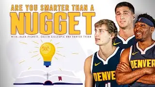 Are You Smarter Than A Nugget With Hunter Tyson, Collin Gillespie and Jalen Pickett 🤔