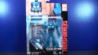 TRANSFORMERS GENERATIONS TITANS RETURN DELUXE CLASS HYPERFIRE & BLURR VIDEO TOY REVIEW