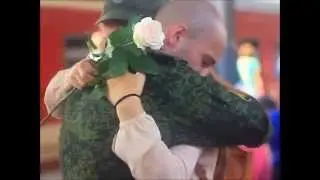 Дождалась парня из армии!